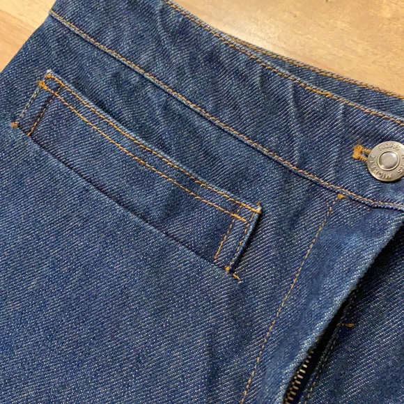 KORS Michael Kors wide leg retro style thick jeans. Size 4 dark wash. NWOT - Picture 3 of 7
